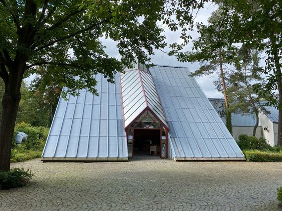Die Trauerhalle in Darmstadt Eberstadt Trauerhalle Darmstadt Eberstadt