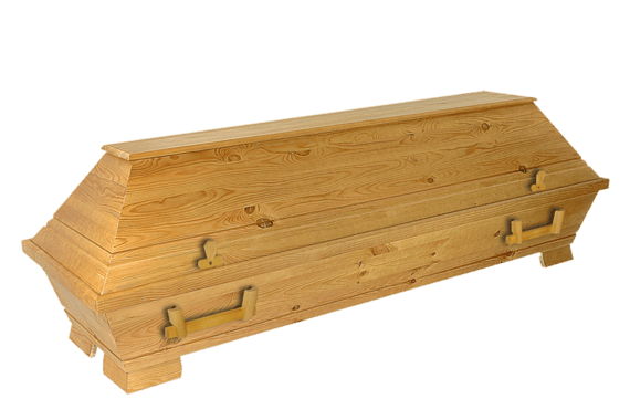 Sarg zur Baumbestattung in Naturfriedhof Mühltal