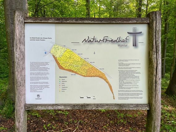 Baum- und Lageplan Naturfriedhof Mühltal Baum- und Lageplan Naturfriedhof MühltalTraisa
